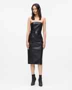 Karl Lagerfeld Jeans - Klj Faux Leather Dress - Nero