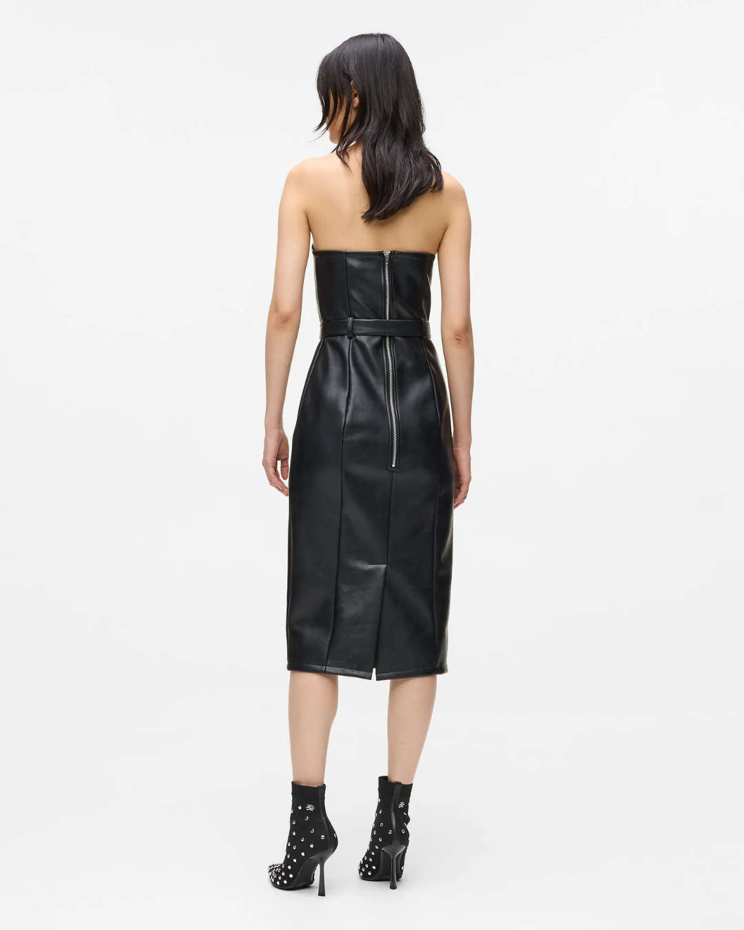 Karl Lagerfeld Jeans - Klj Faux Leather Dress - Nero