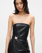 Karl Lagerfeld Jeans - Klj Faux Leather Dress - Nero