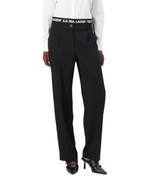 Karl Lagerfeld Jeans - Klj Logo Waistband Pant - Nero