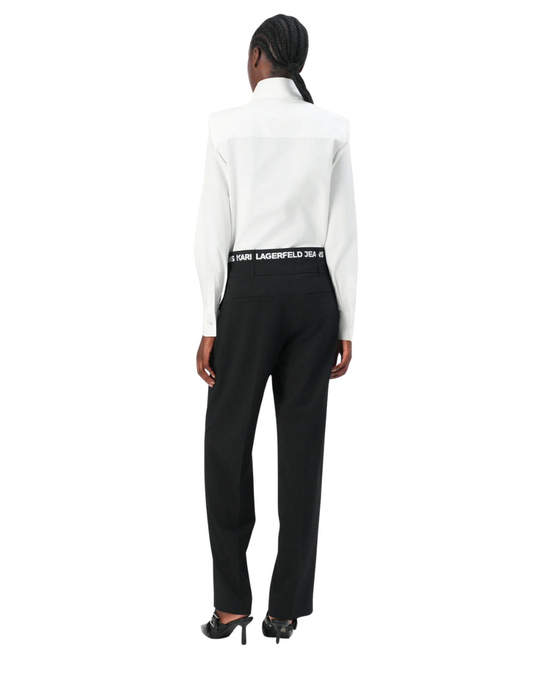 Karl Lagerfeld Jeans - Klj Logo Waistband Pant - Nero