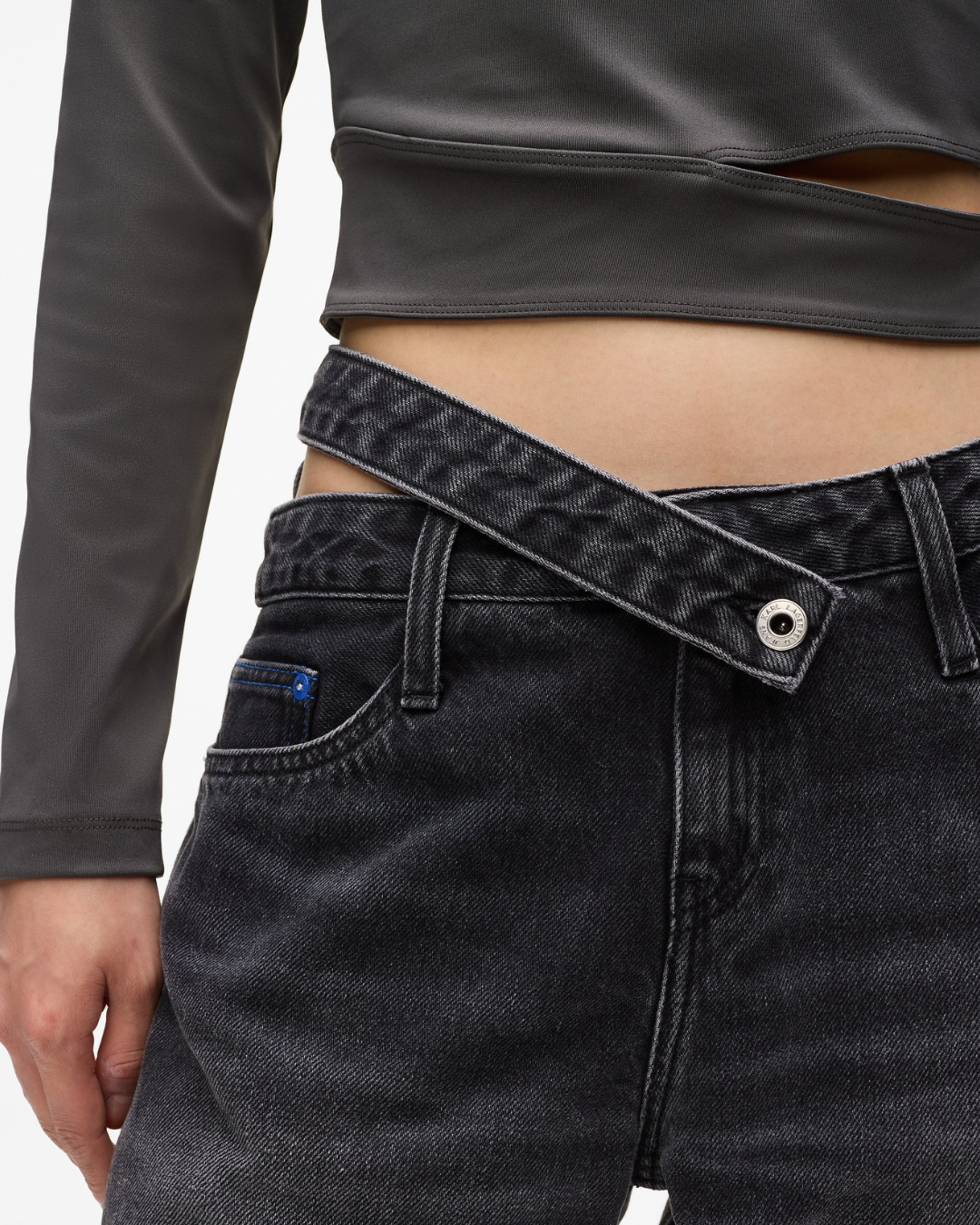 Karl Lagerfeld Jeans - Klj MR Relaxed WB Denim - Nero