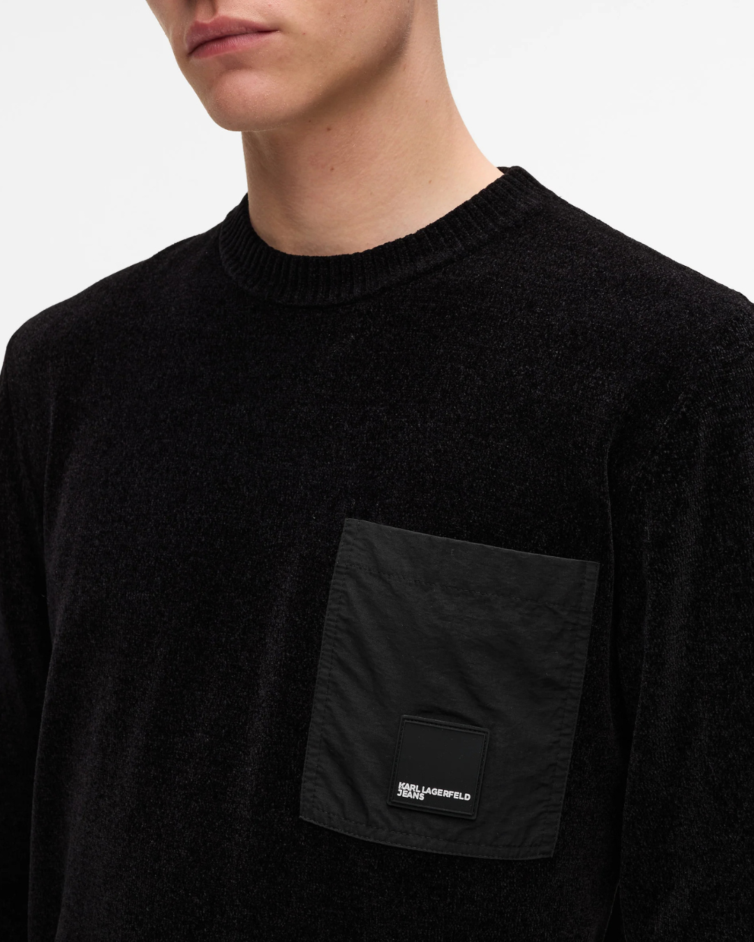 Karl Lagerfeld Jeans - Klj Reg Chenille Sweater - Nero