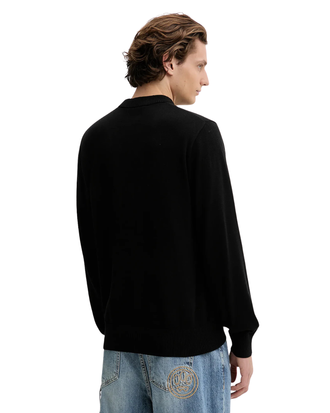 Karl Lagerfeld Jeans - Klj Reg Embroidered Sweater - Nero