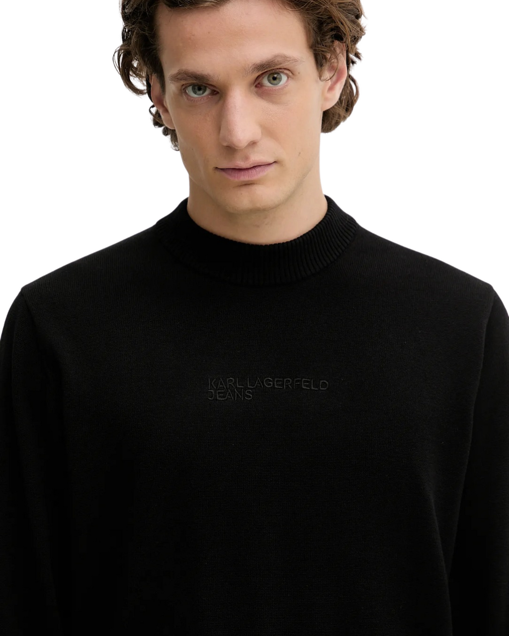 Karl Lagerfeld Jeans - Klj Reg Embroidered Sweater - Nero