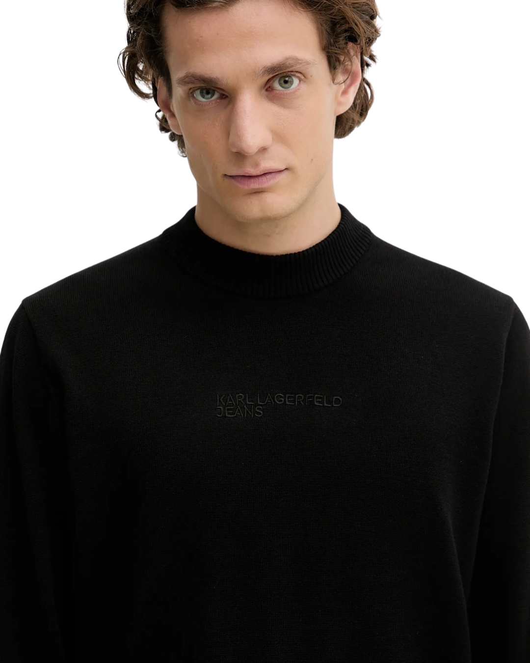 Karl Lagerfeld Jeans - Klj Reg Embroidered Sweater - Nero