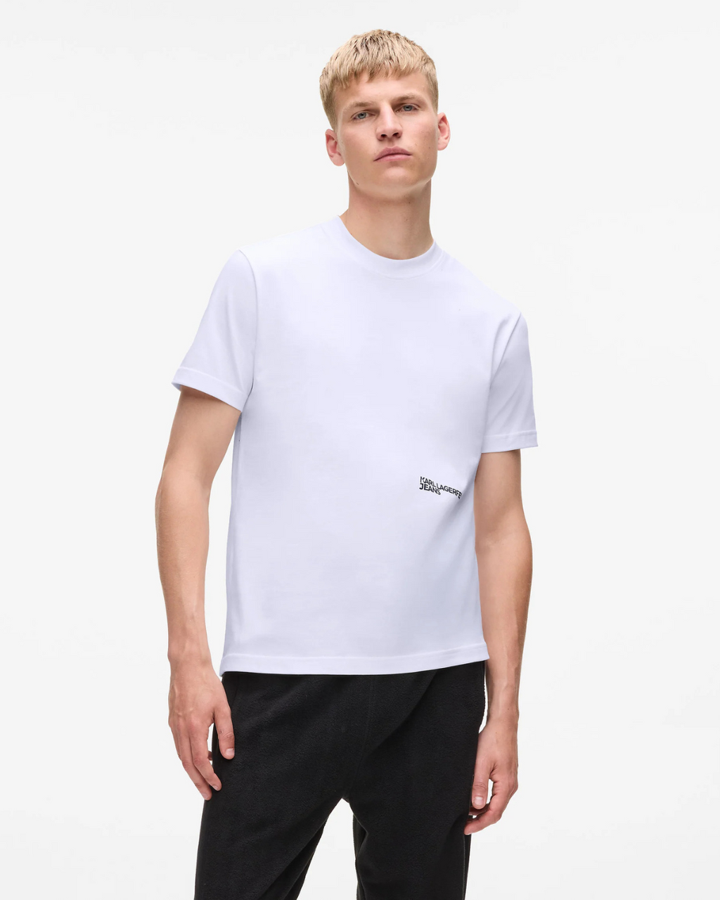 Karl Lagerfeld Jeans - Klj Reg Karlism Tee - Bianco