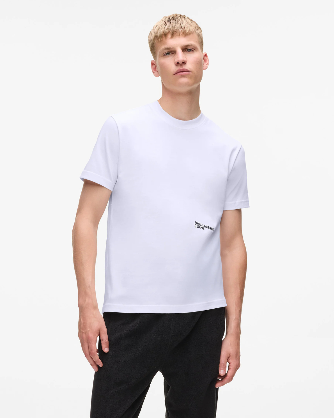 Karl Lagerfeld Jeans - Klj Reg Karlism Tee - Bianco