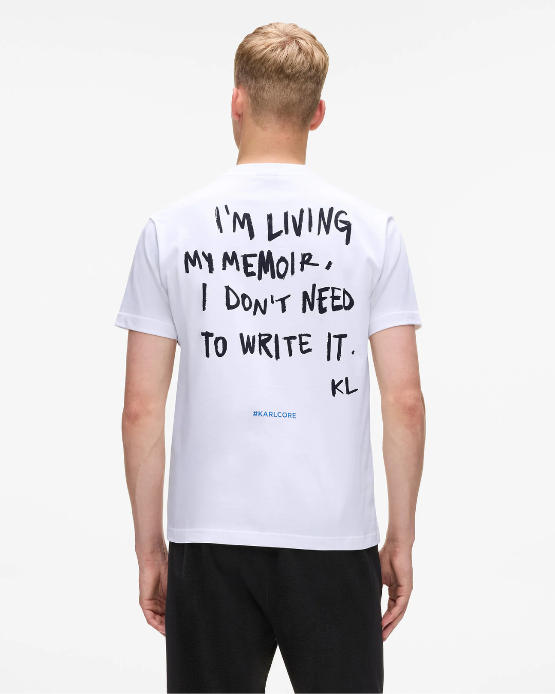 Karl Lagerfeld Jeans - Klj Reg Karlism Tee - Bianco