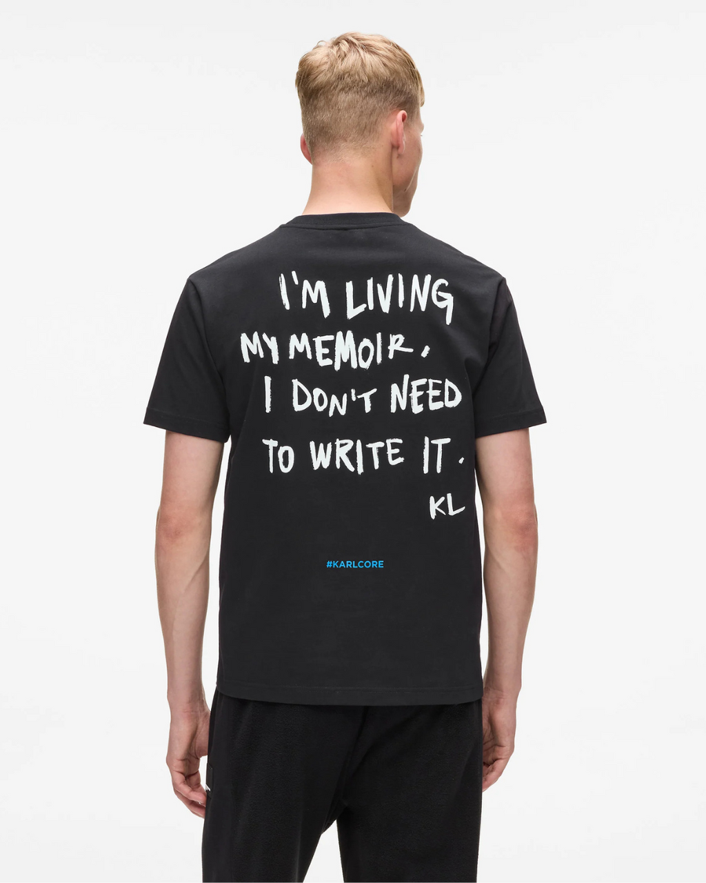Karl Lagerfeld Jeans - Klj Reg Karlism Tee - Nero