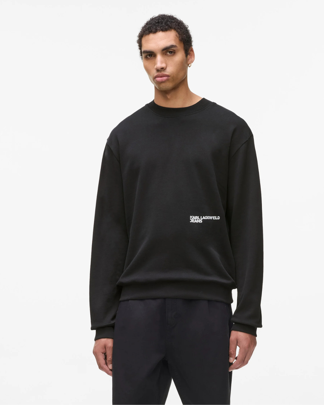 Karl Lagerfeld Jeans - Klj Relaxed Karl Face Sweat - Nero