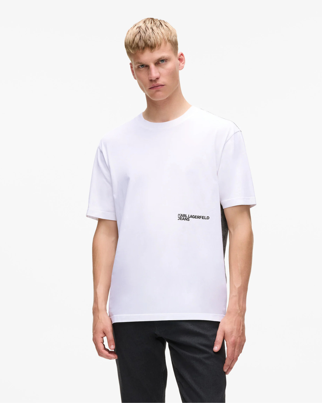 Karl Lagerfeld Jeans - Klj Relaxed Karl Face Tee - Bianco