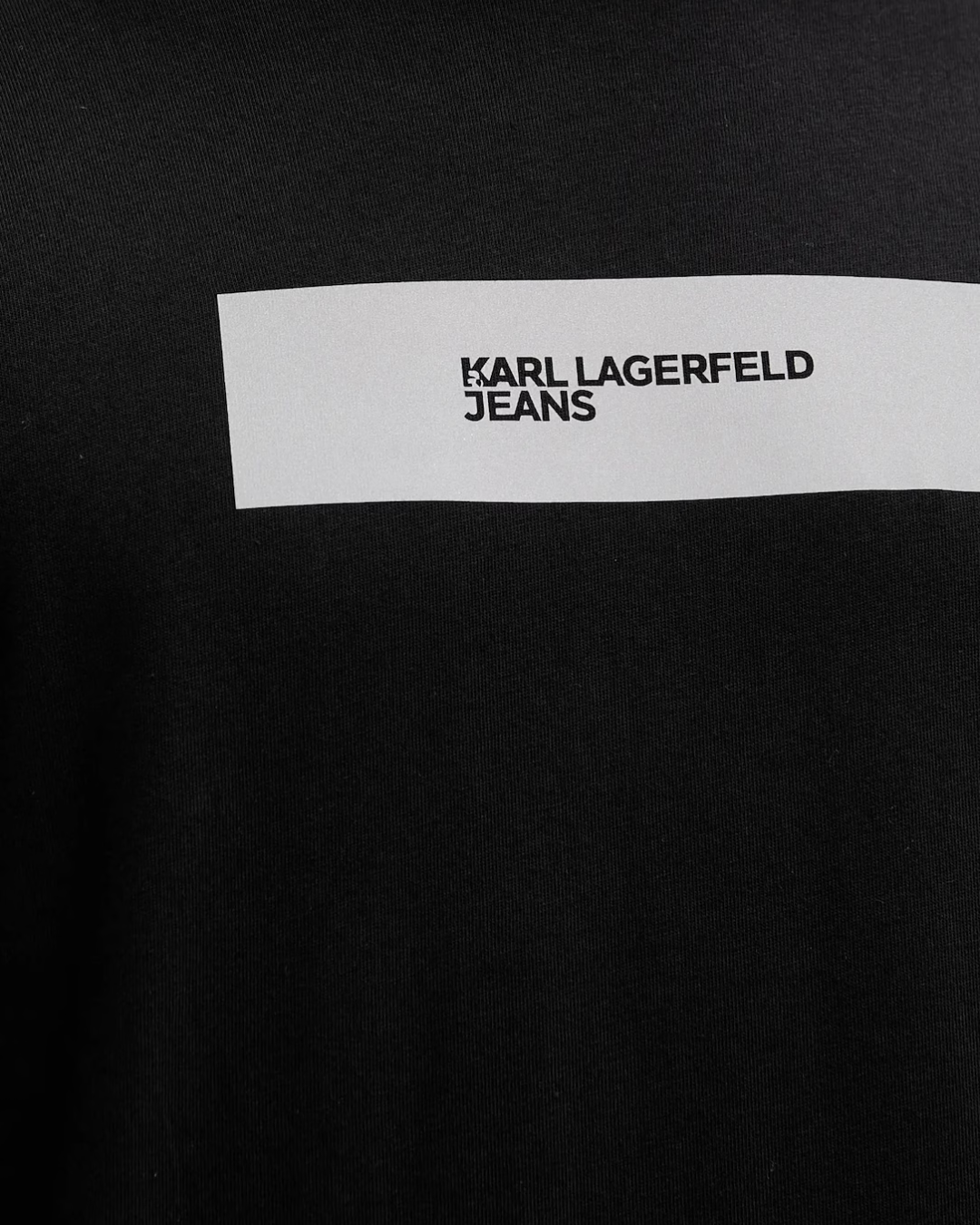 Karl Lagerfeld Jeans - Klj Slim Reflective Tee - Nero