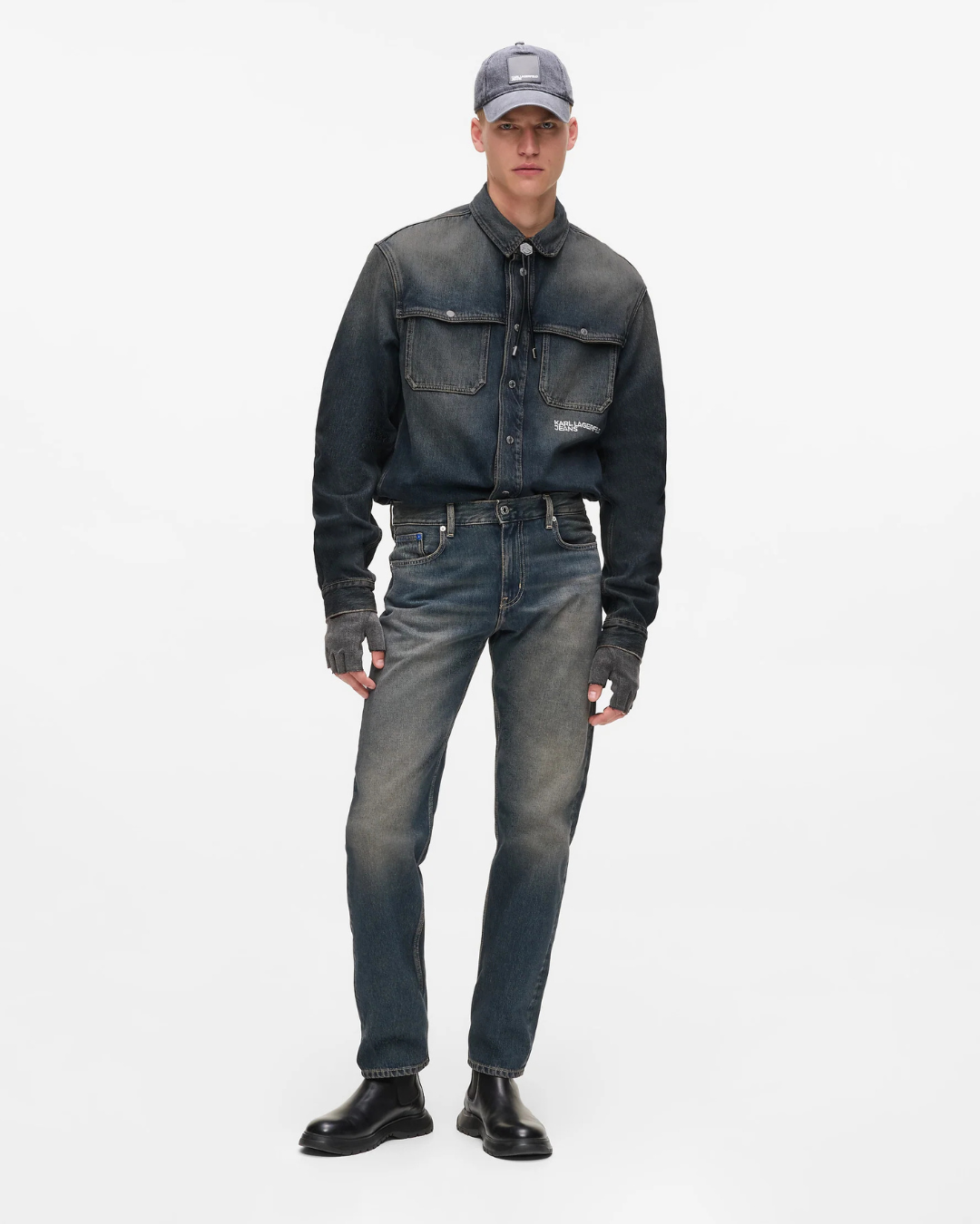Karl Lagerfeld Jeans - Klj Straight Denim - Blu