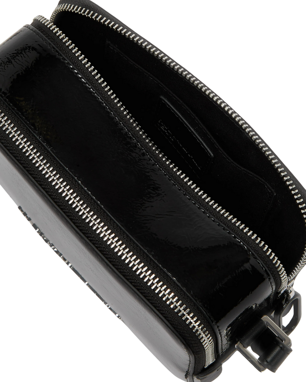 Karl Lagerfeld Jeans - Klj Metal Logo Camera Bag Shiny - Nero