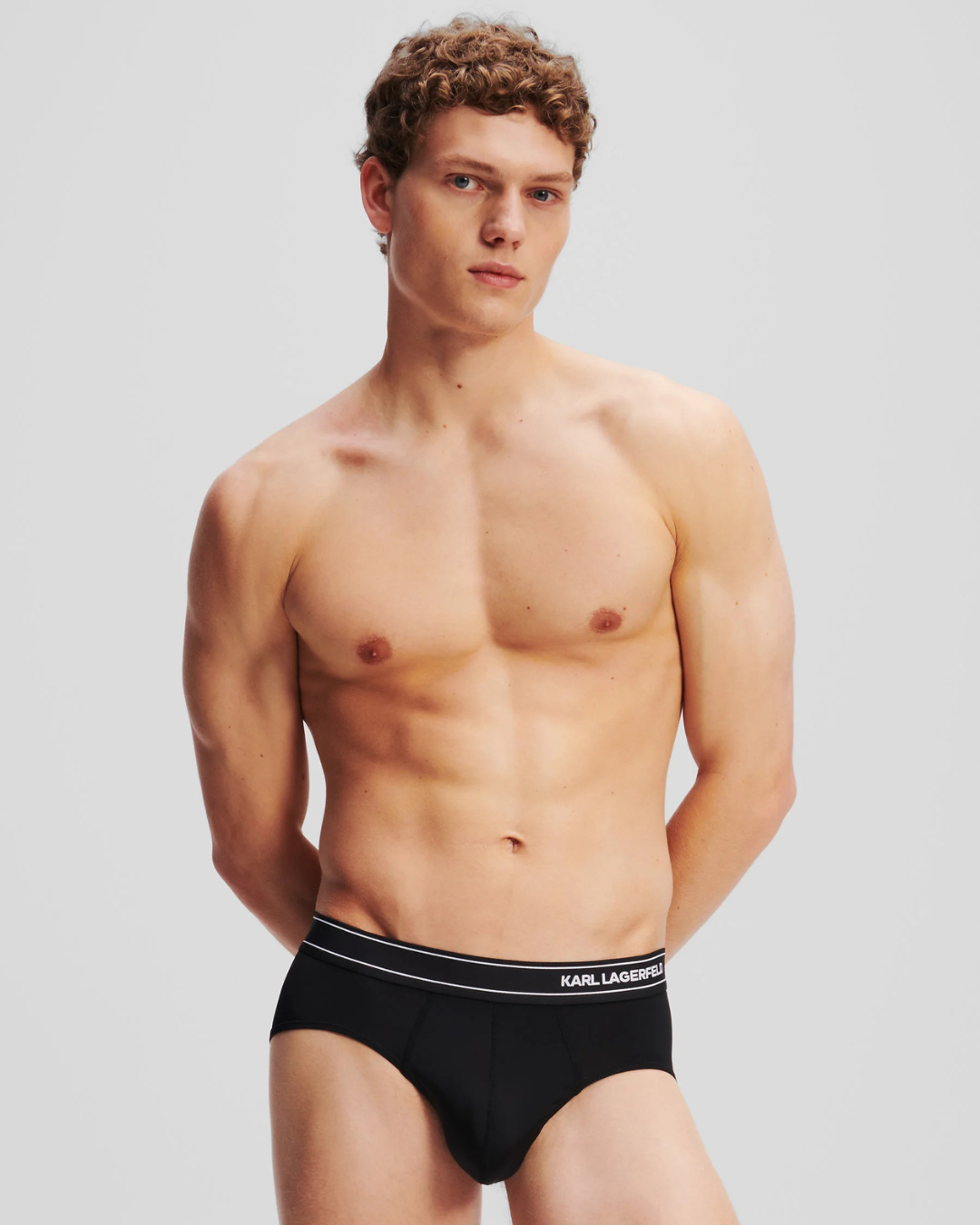 Karl Lagerfeld Jeans - Stripe Logo Micro Brief (3P) - Nero