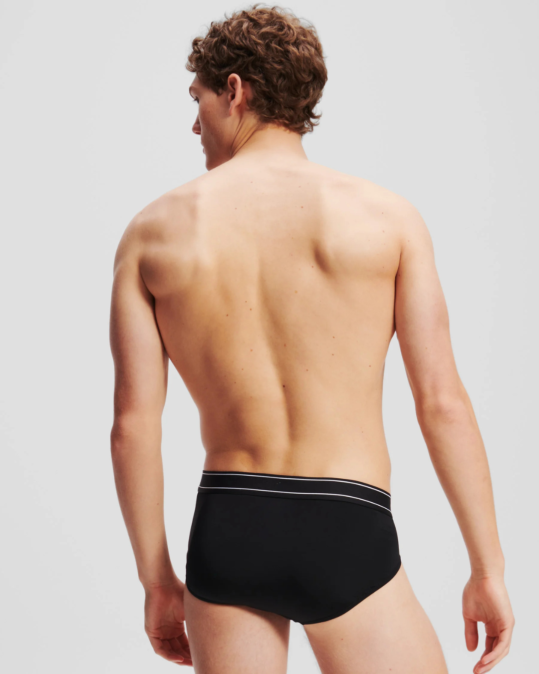 Karl Lagerfeld Jeans - Stripe Logo Micro Brief (3P) - Nero