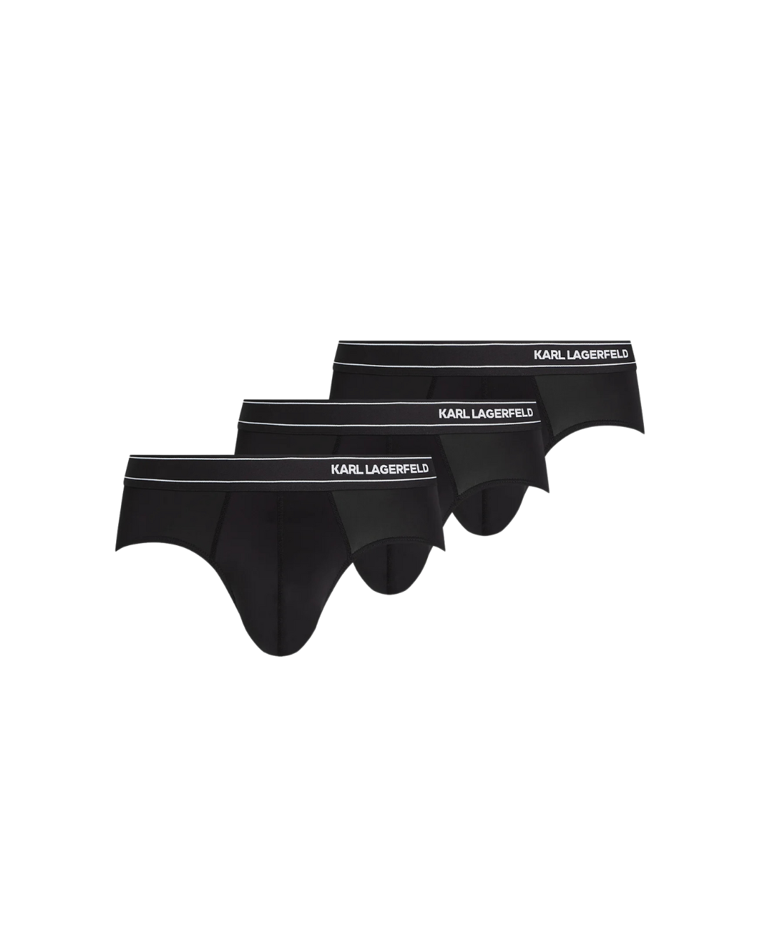 Karl Lagerfeld Jeans - Stripe Logo Micro Brief (3P) - Nero