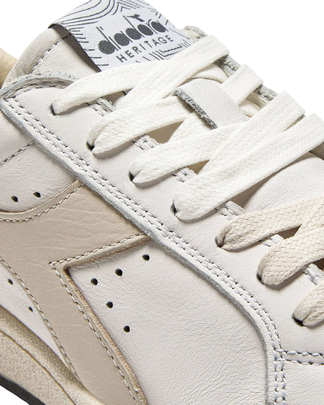 Diadora Heritage - Prestige Used - Bianco e Grigio Luna