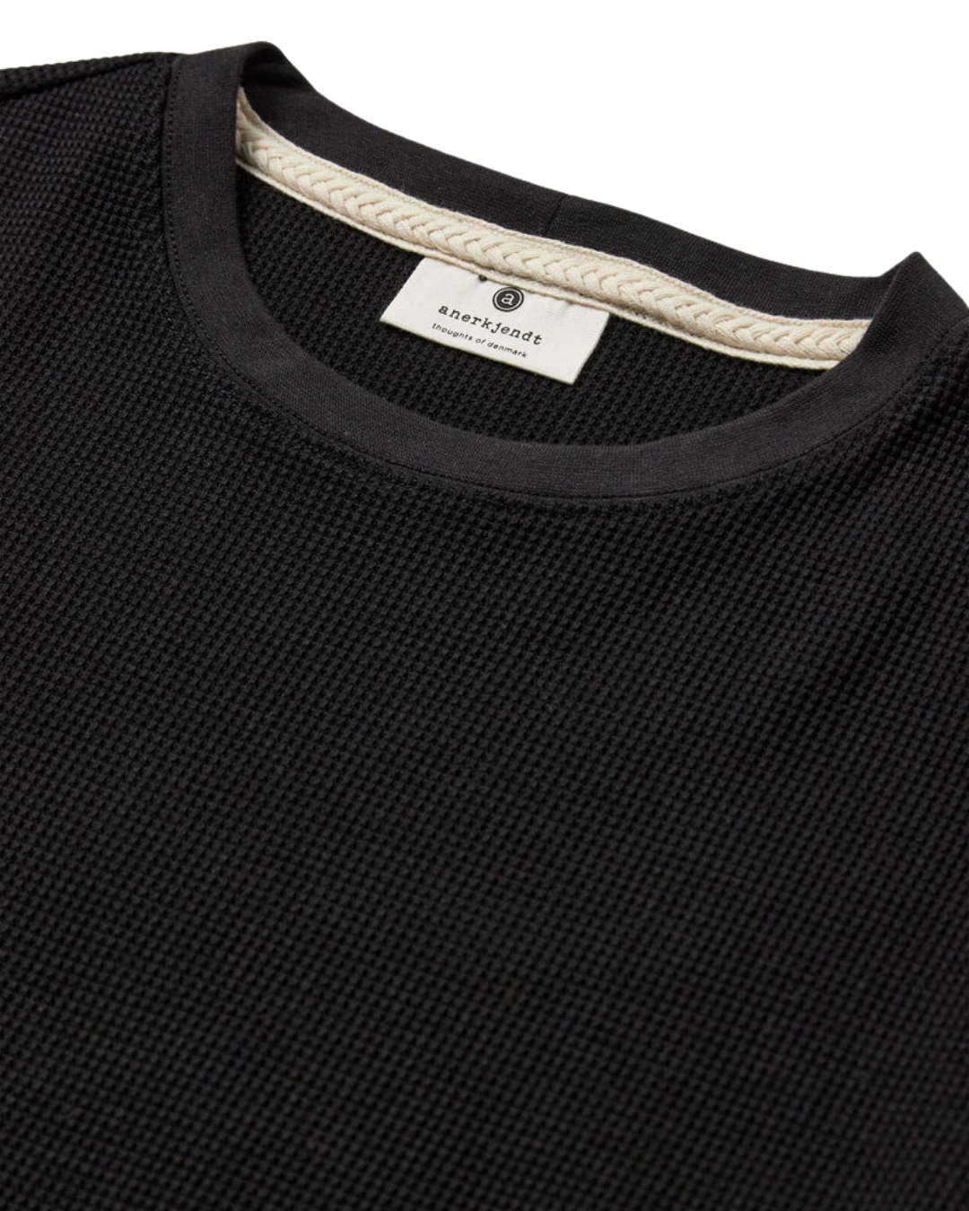 Anerkjendt - Akkikki L/S Waffle Tee - Nero