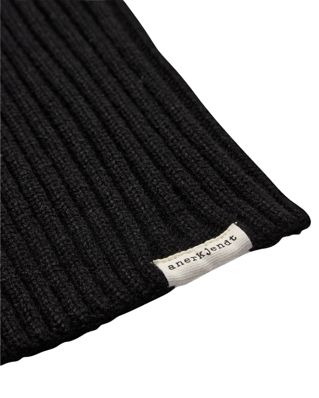 Anerkjendt - Aklauge Merino Neck Warmer - Nero