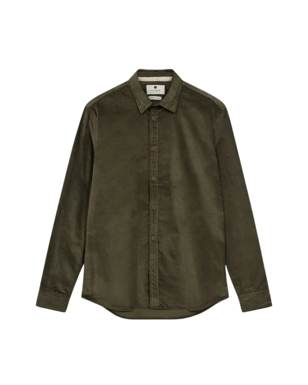 Anerkjendt - Akleif Solid Cord Shirt - Verde