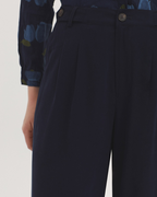 Nice Things - Ecovero Viscose Wide-Leg Pants - Blu
