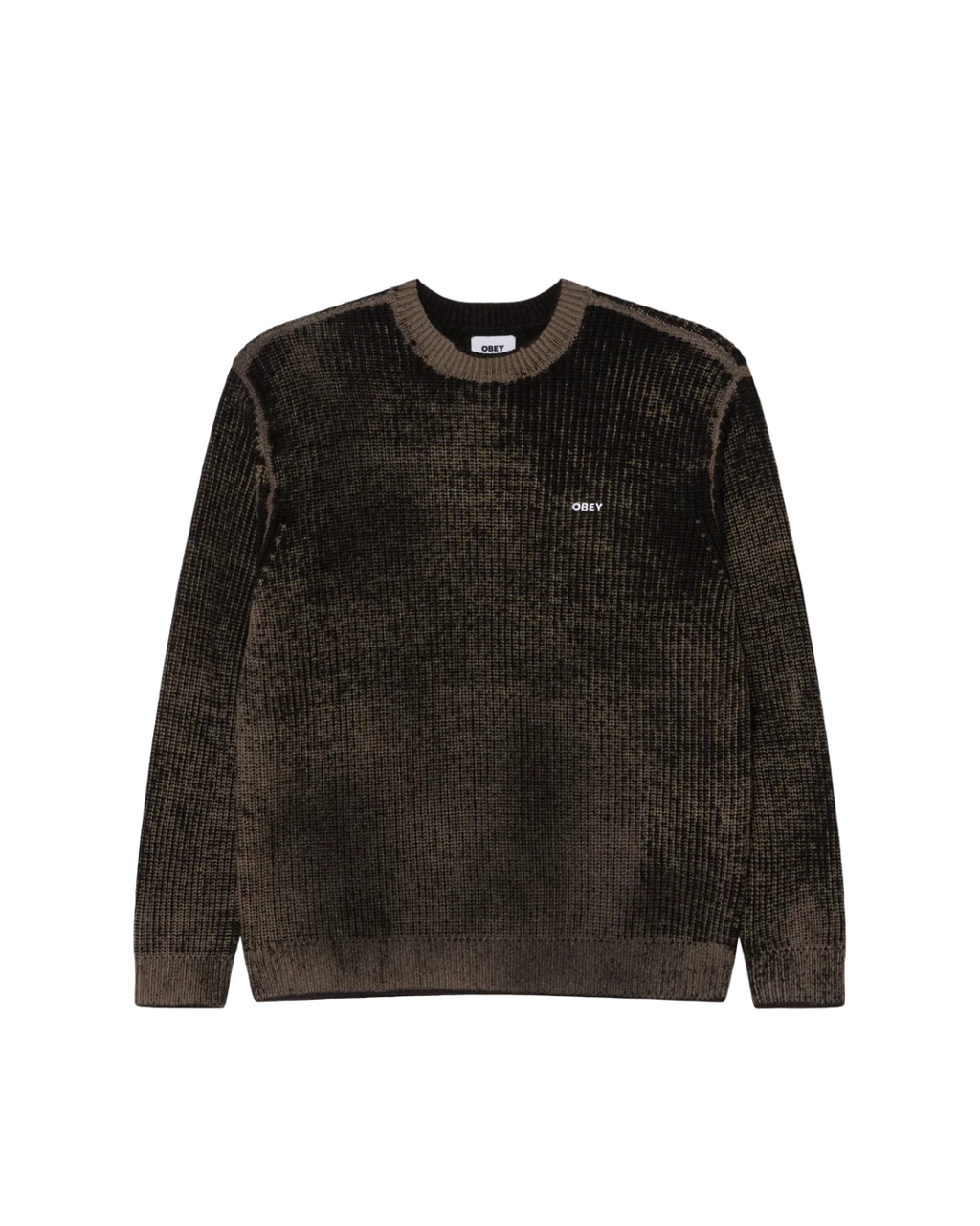 Obey - Spray Effect Sweater - Nero