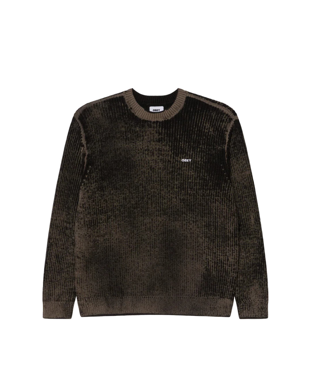 Obey - Spray Effect Sweater - Nero