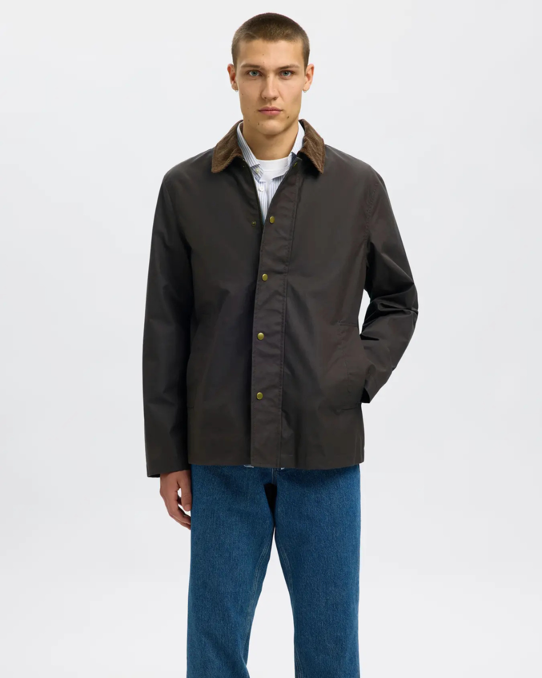 Selected Homme - Slhwalter Waxed Cotton 2.0 Jacket Noos - Delicioso
