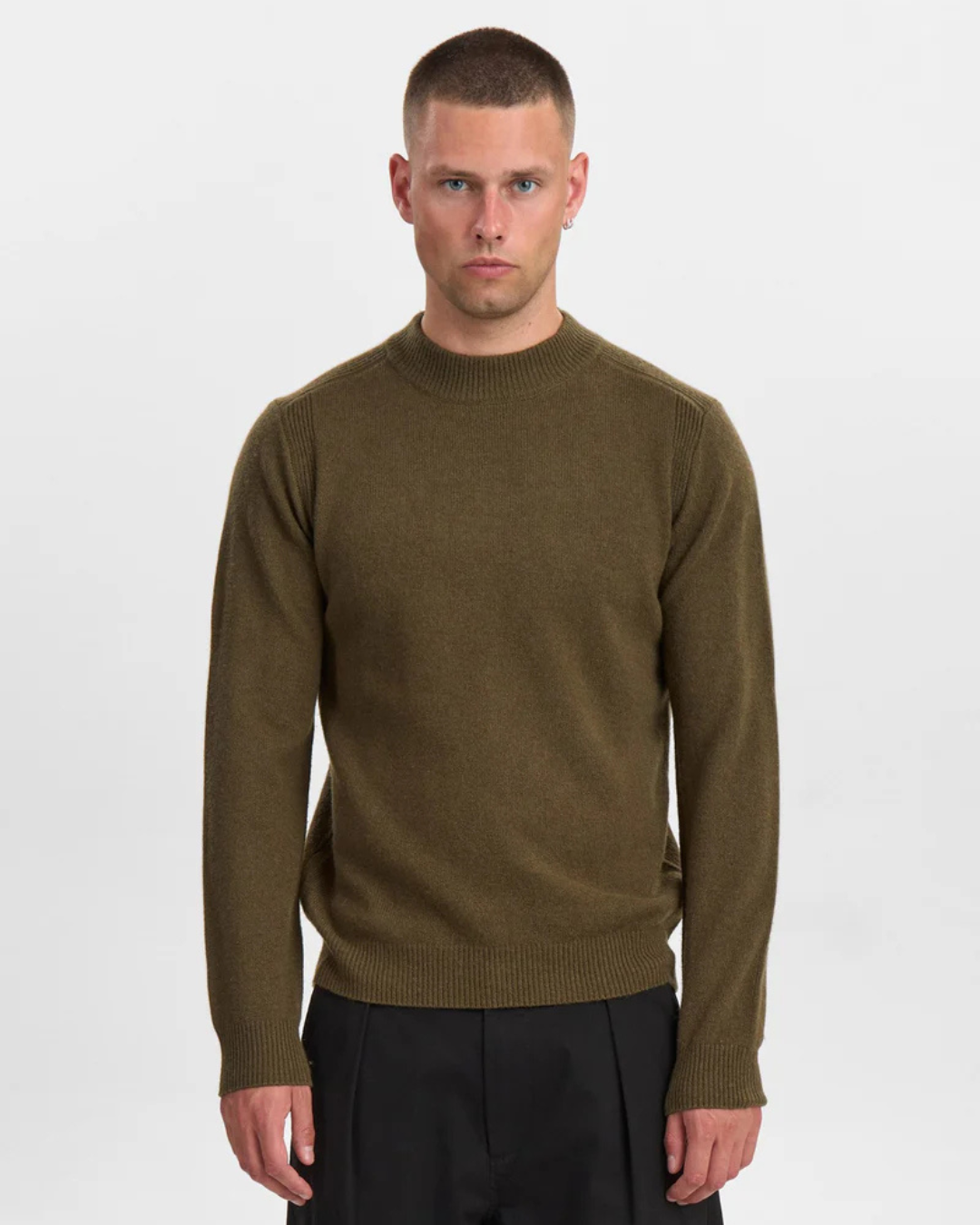 Anerkjendt - Akrico Lambswool Knit - Verde