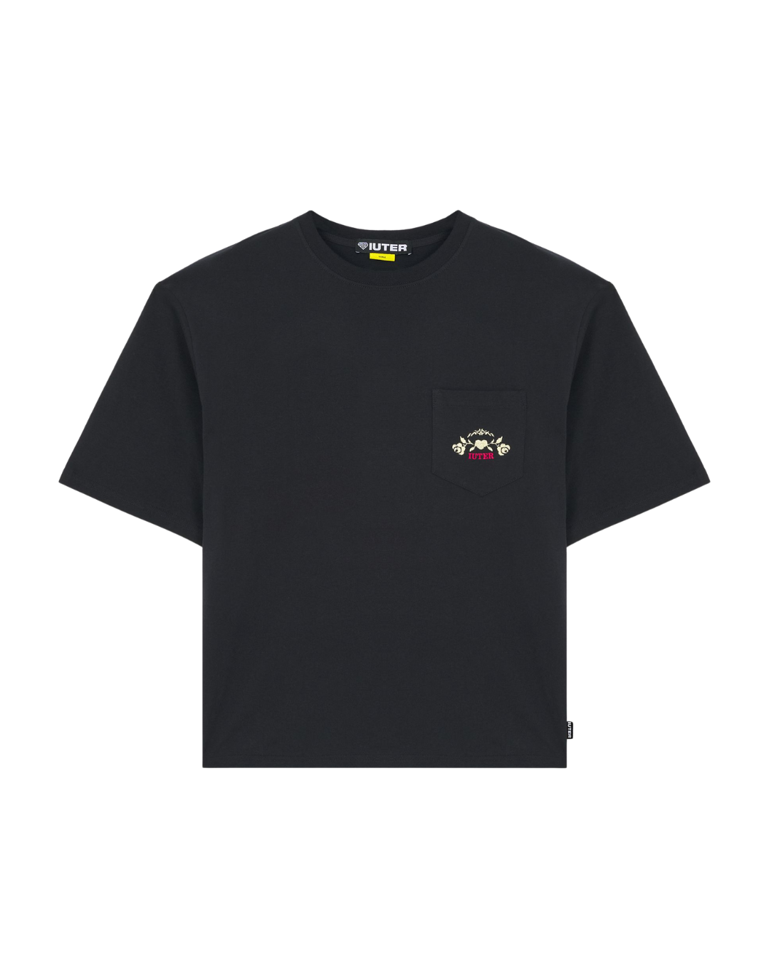 Iuter - Floral Pocket Tee - Nero