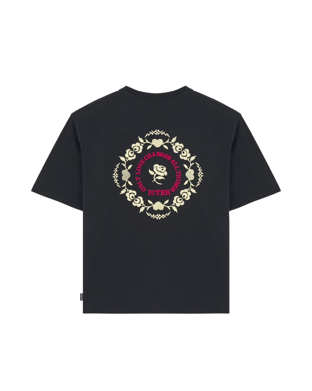 Iuter - Floral Pocket Tee - Nero