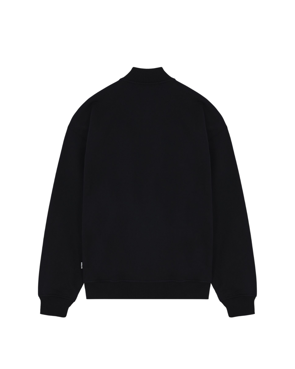 Iuter - Heart Logo Varsity Sweater - Nero