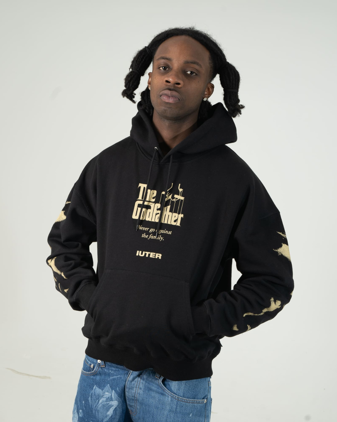 Iuter - The Godfather: Worldwide Hoodie - Nero