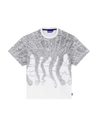 Octopus - Cobweb Tee BY Luca Devinu - Bianco