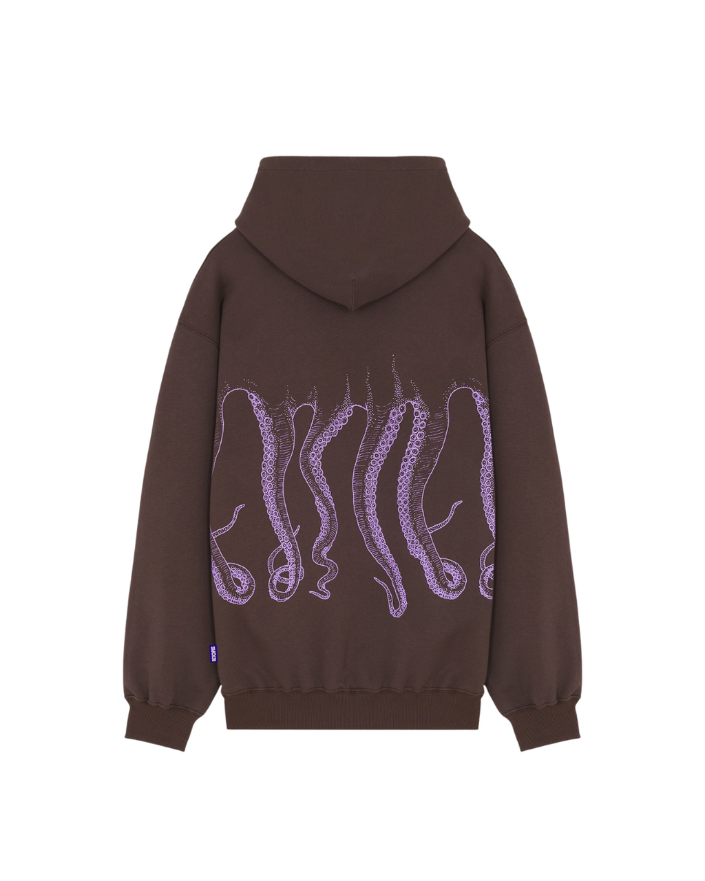 Octopus - Outline Logo Hoodie - Marrone