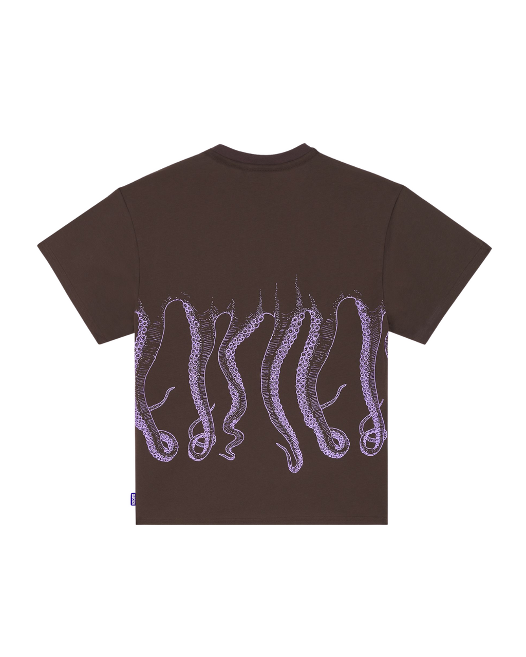 Octopus - Outline Logo Tee - Marrone