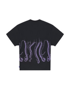 Octopus - Outline Tee - Nero e Viola