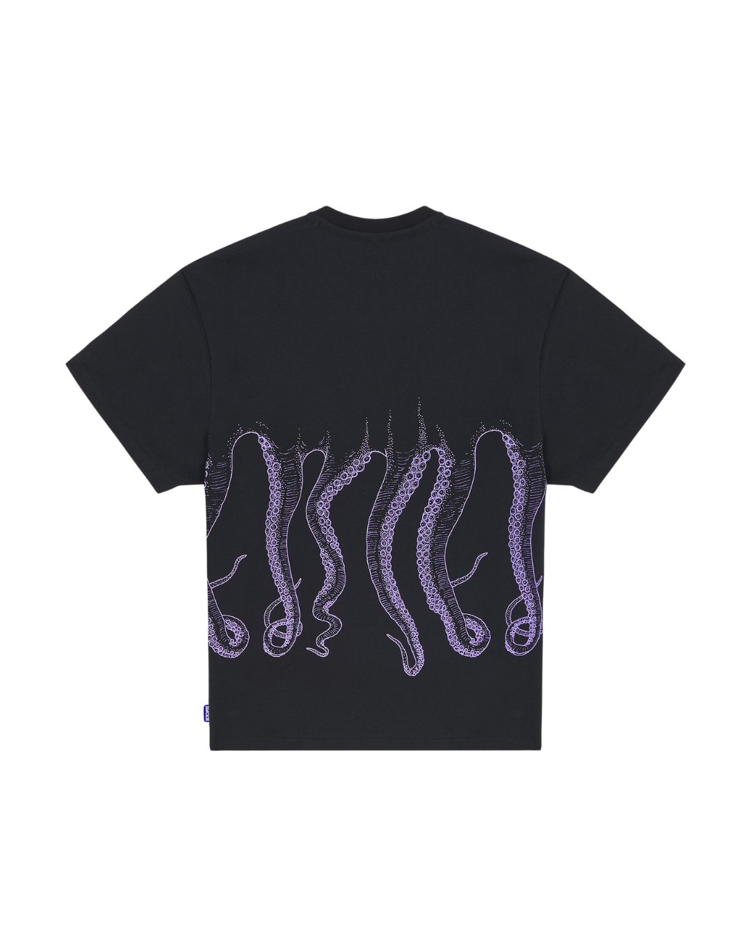 Octopus - Outline Tee - Nero e Viola