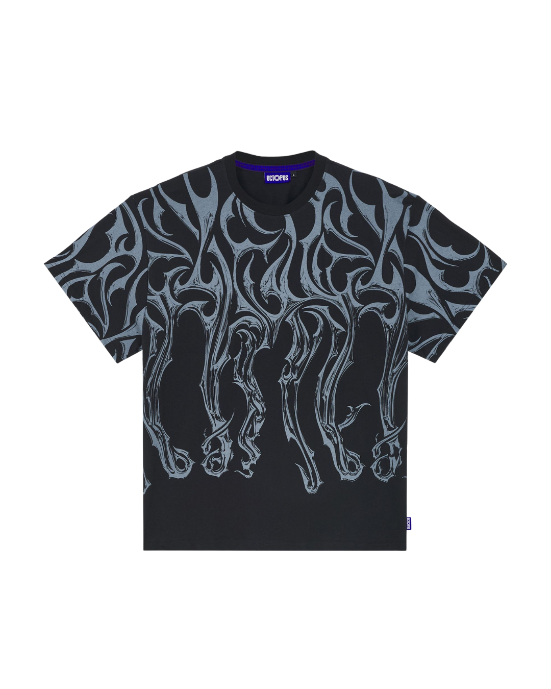 Octopus - Tribal Blade Tee BY Luca Devinu - Ice