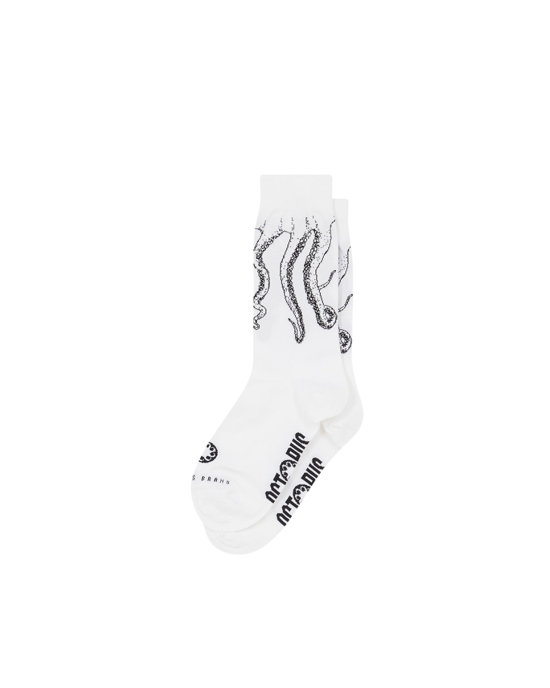 Octopus - Outline Socks - Bianco