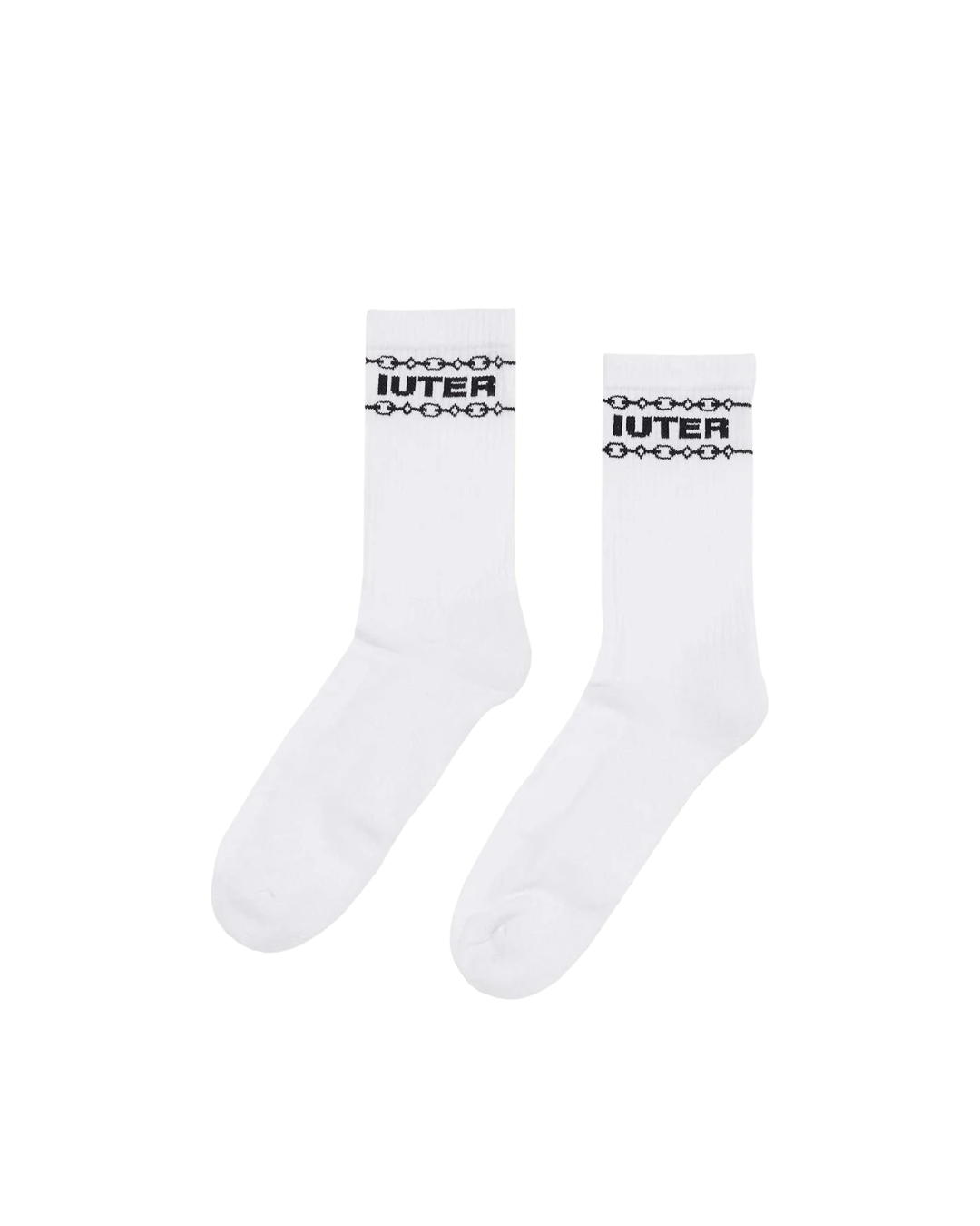 Iuter - Chain Socks - Bianco