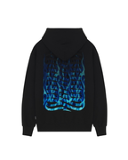 Propaganda - Felpa Ribs Flame - Nero