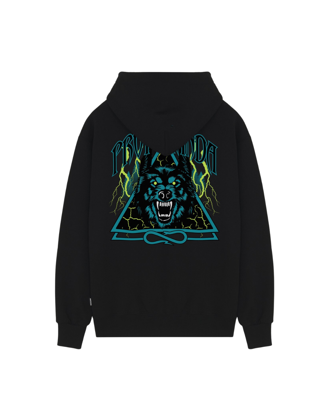 Propaganda - Felpa Triangle Wolf - Nero