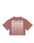 Propaganda - Crop T-Shirt M/M Ribs Woman - Clay