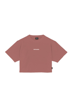 Propaganda - Crop T-Shirt M/M Ribs Woman - Clay