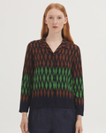 Nice Things - "Endless Column Panneau Print" Shirt - Multi