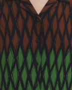 Nice Things - "Endless Column Panneau Print" Shirt - Multi