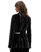 Karl Lagerfeld Jeans - Klj Velvet Blazer - Nero